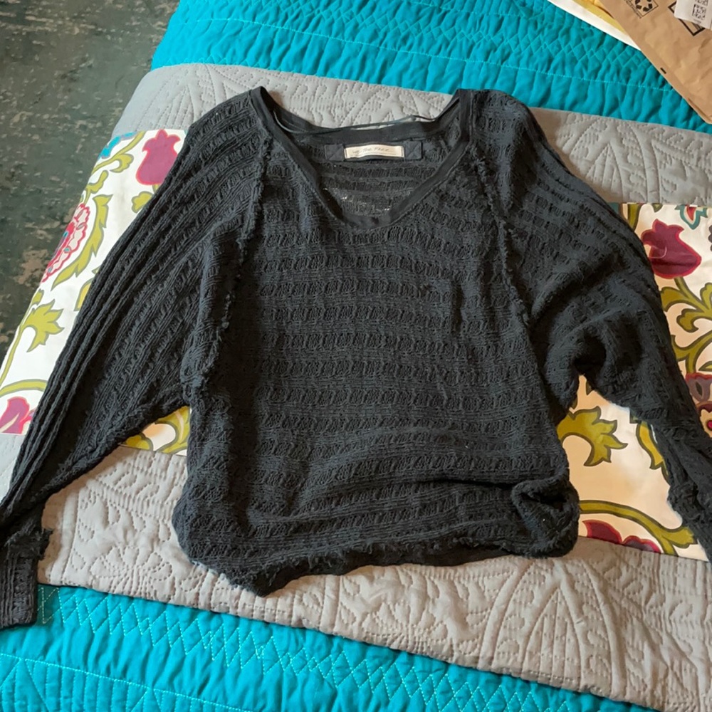Crochet free people sweater